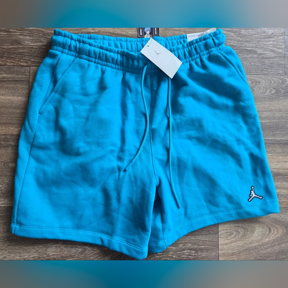 Nike Air Jordan Essentials Fleece  Athletic Teal Shorts XL